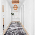 Covor, 1040, 150x150 cm, Poliester, Gri/Roz