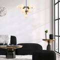 Lustra, Fulgor, 942FLG1167, Metal, Negru