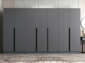 Dulap pentru haine, Minerva, Kale Plus, 315x210x52 cm, PAL, Antracit