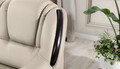 Coltar extensibil stanga 3 locuri ELTAP, L-055, Lord, 243x180x112 cm, lemn/poliester, crem/negru