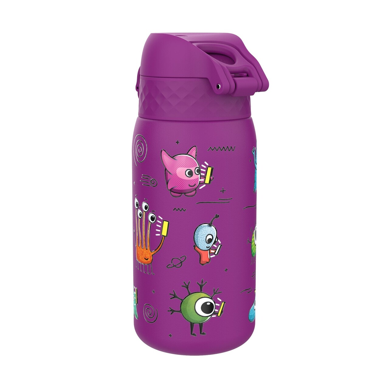 Sticla apa pentru copii, inox, 400ml, Aliens - Ion8 - view 3