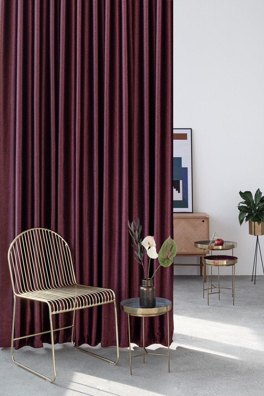 Draperie Mendola Interior, Versaille, 135x245 Cm, Poliester, Bordo