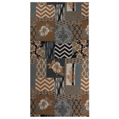 Traversa pentru hol arabesco, decorino, 67x800 cm, polipropilena, bej/negru
