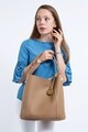 Geanta cu portofel Beverly Hills Polo Club, 397, piele ecologica, camel