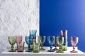 Set 3 pahare, Tognana, Madame ve-ci-az, 230 ml, sticla, multicolor