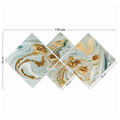 Set 4 tablouri decorative, 4MDF665277676, MDF, Imprimat UV, Multicolor