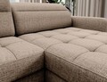 Coltar extensibil dreapta 4 locuri ELTAP, RT-20AUB, Berrto, 306x165x100 cm, lemn/poliester, bej inchis
