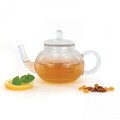 Ceainic cu infuzor din sticla BergHOFF, Essentials, 19 x 17.5 x 15.4 cm, 900 ml, sticla termorezistenta