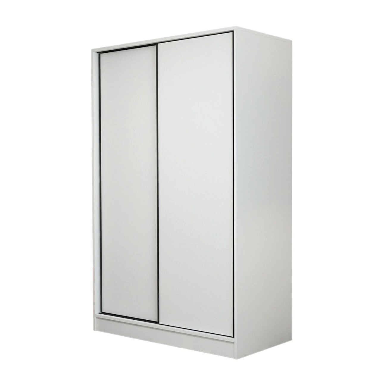 Dulap pentru haine, Minerva, Kale White, 120x190x60 cm, PAL, Alb