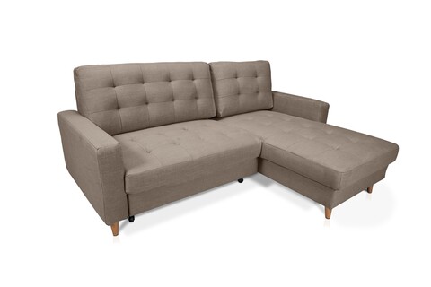 Coltar dreapta extensibil, stockholm, 158x213x88 cm, lada de depozitare, gri