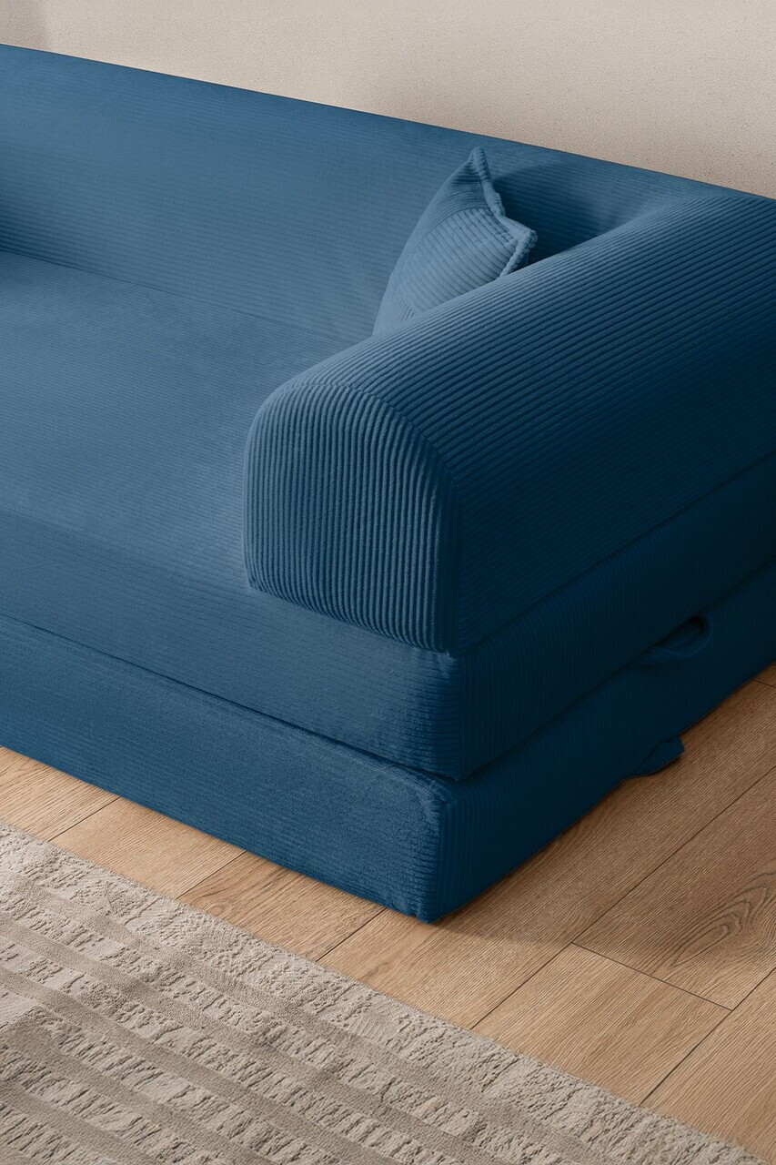 Canapea extensibila 3 locuri, Atelier del Sofa, 118FVL1302, Tesatura plus reiata, Albastru - view 4