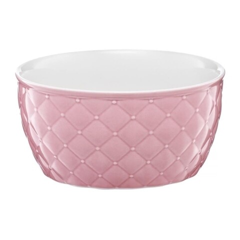 Bol glamour, ambition, 13.5 cm, portelan, roz