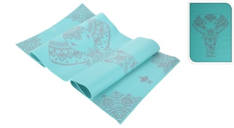 Saltea pentru yoga, 172x61x4 cm, polivinil, verde