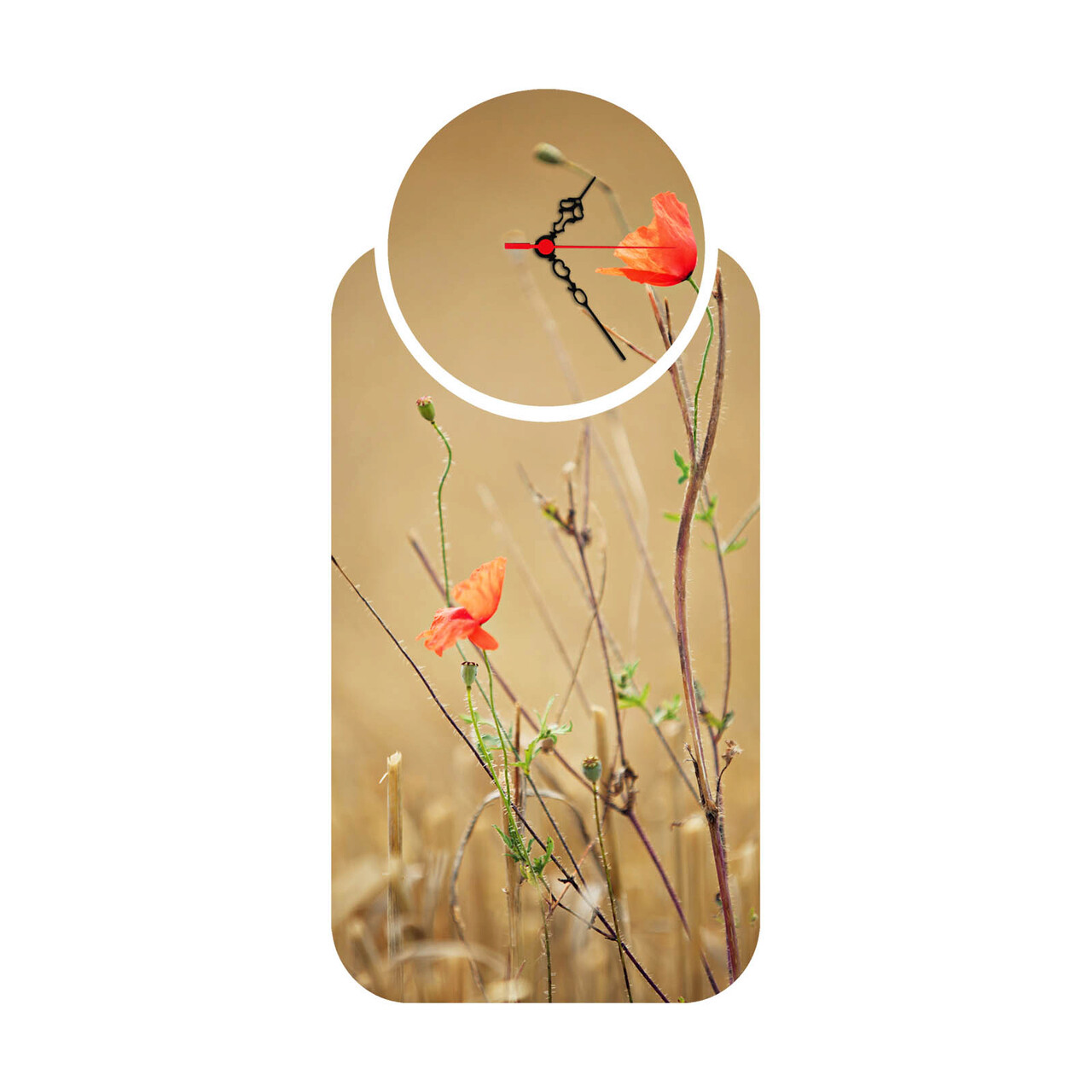 Set ceas si tablou decorativ, YMS-65, MDF , Dimensiune: 68 x 32 cm, Multicolor