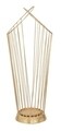 Suport pentru umbrele Stick Glam, Mauro Ferretti, 26.5x23x68.5 cm, fier, auriu