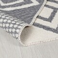 Covor Teo, Flair Rugs, 120x170 cm, bumbac, monocrom/negru
