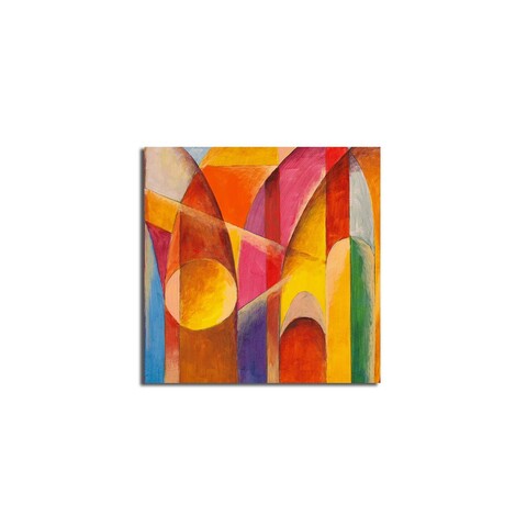 Tablou decorativ, 4545K-94, Canvas, Dimensiune: 45 x 45 cm, Multicolor