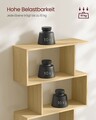 Corp biblioteca cu 6 rafturi, Vasagle, 70x24x190.5 cm, PAL, natural
