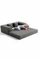 Canapea extensibilă pentru copii, Atelier del Sofa, 326NYR1109, Gri inchis