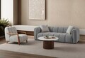 Canapea 3 locuri, Atelier del Sofa, 752EST1181, Gri