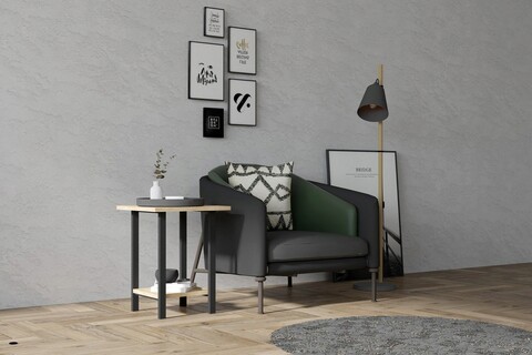 Masuta, Puqa Design, Conty, 160×50.4×24.5 cm, PAL, Maro mezoni.ro