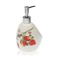 Dozator pentru detergent de vase cu suport pentru burete, Versa, Fruits, 11.3 x 18 cm, dolomit
