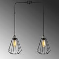 Lustra, Opviq, 892OPV1493, Metal, Negru