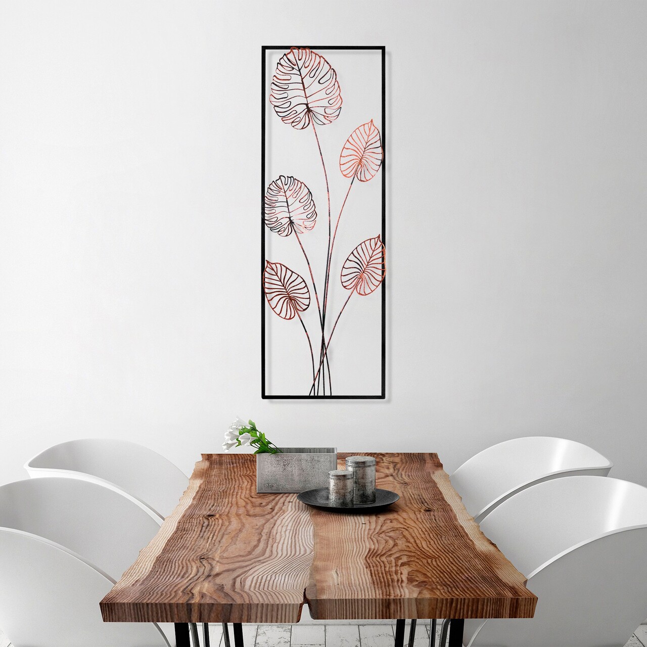 Decoratiune de perete, Strawberry 2, Dimensiuni: 32 x 90 x 4 cm, Multicolor - view 3