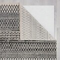 Covor Camino Black/White, Flair Rugs, 80x140 cm, polipropilena, negru/alb