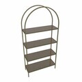 Corp biblioteca, Hanah Home, Linda, 80x172x30 cm, Antic / Bronz