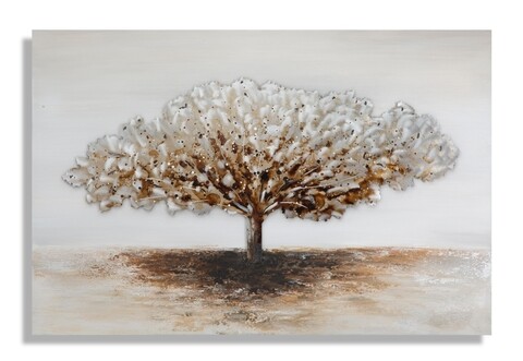 Tablou decorativ Tree Alluminium -A, Mauro Ferretti, 120×80 cm, canvas pictat manual, multicolor 120x80