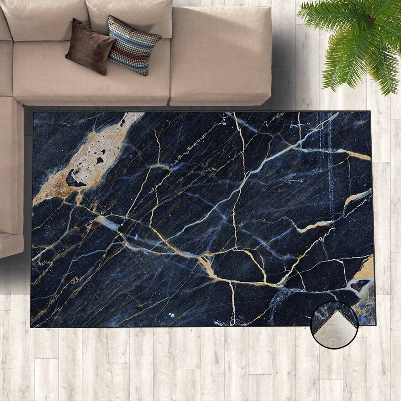 Covor, HM-CRP25-10, 100x140 cm, Poliester, Multicolor — imaginea 4