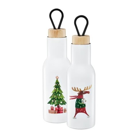 Sticla termos elan, forest, ambition, 400 ml, inox