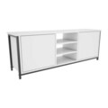 Comoda TV, Retricy, Otis, 140x35.3x50.8 cm, PAL, Alb/Negru