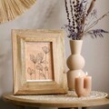 Rama foto Abese, Homla, 13x18 cm, lemn/sticla, natur