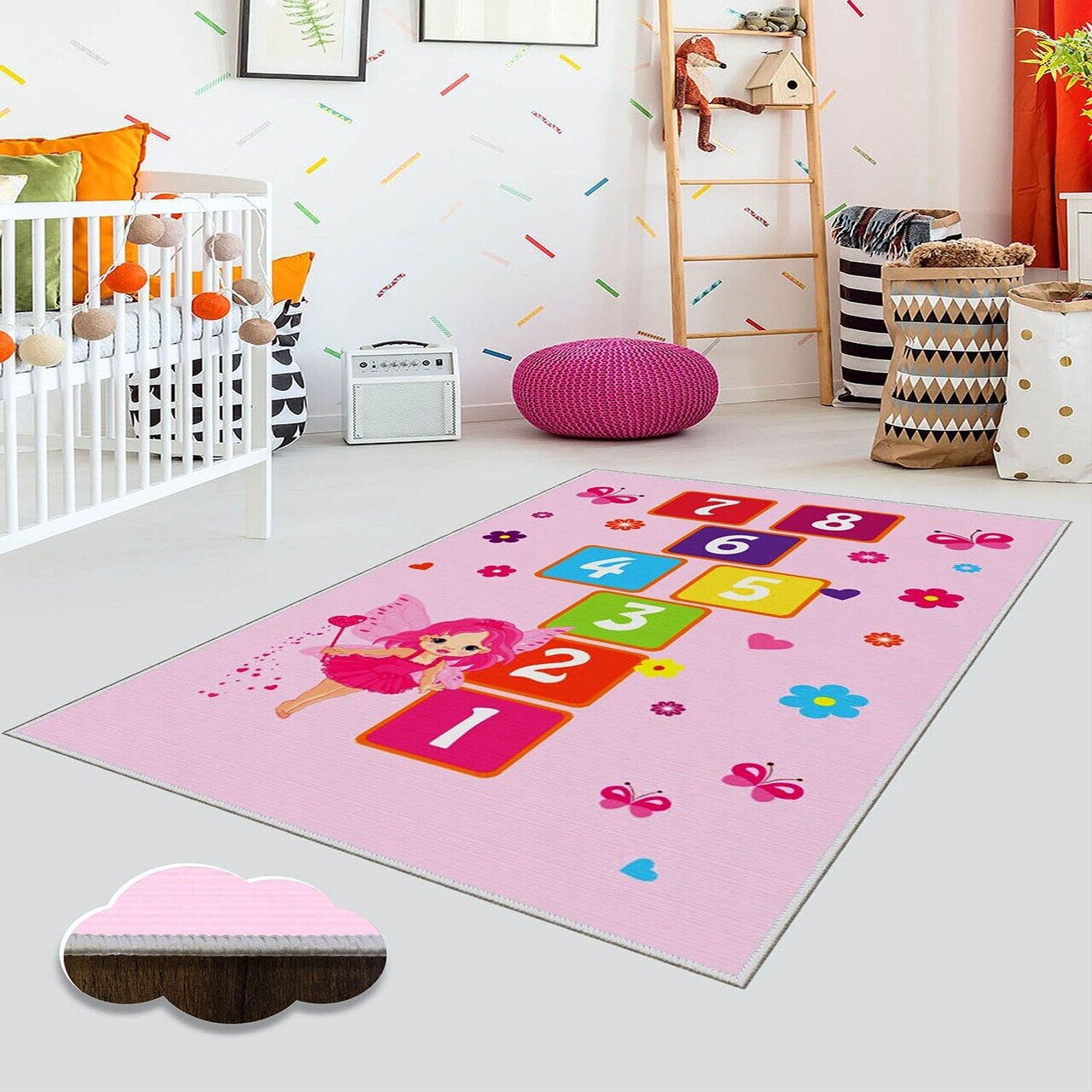 Covor Eexfab764 140x220 cm Poliester Multicolor