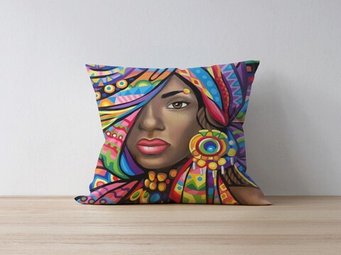 Husa de perna, a1171, 43x43 cm, 50% bumbac/50% poliester, multicolor