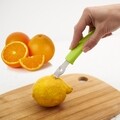 Aparat pentru razuit citrice, Vanora, inox, Verde