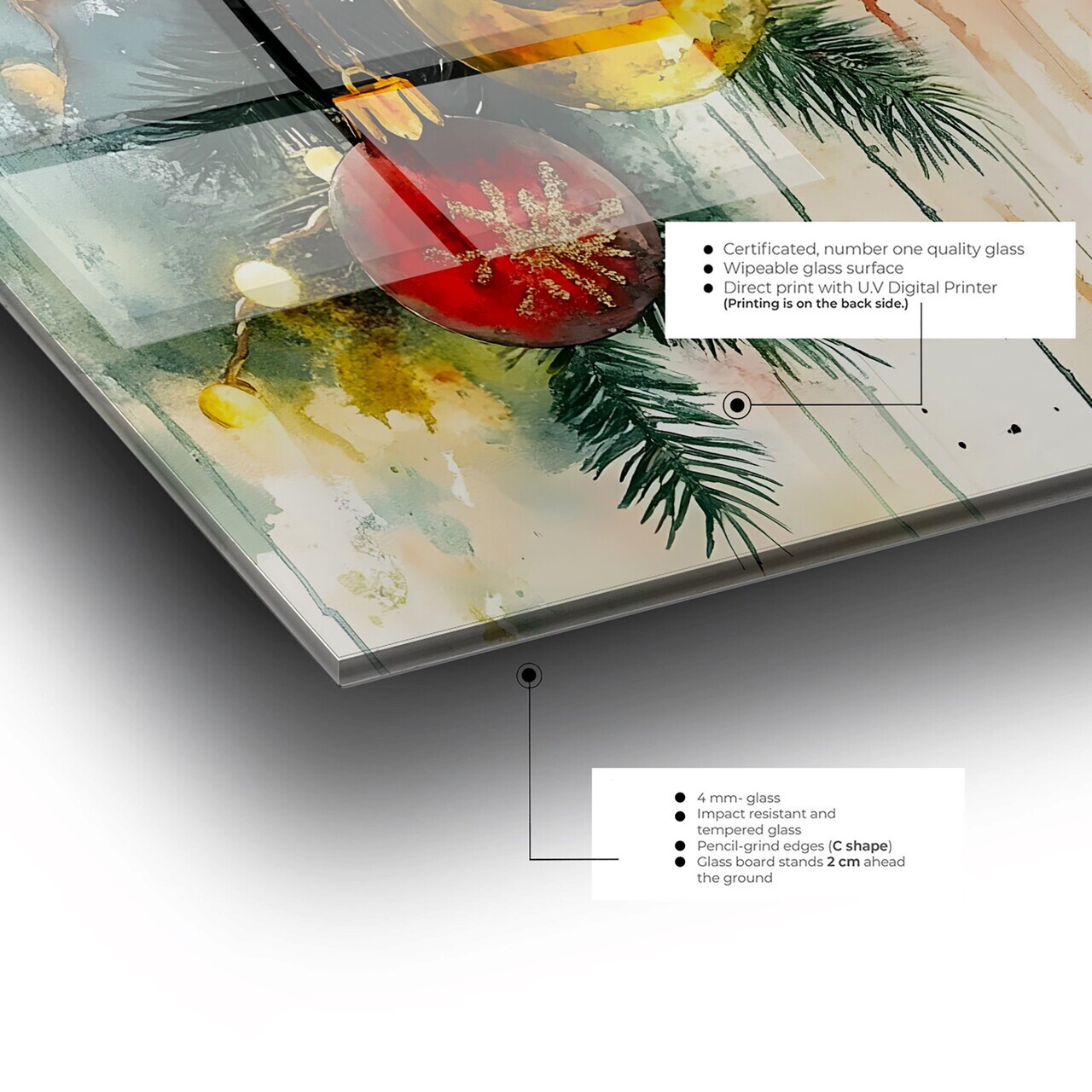 Tablou decorativ, CAM12353, 50 x 70 cm, Multicolor — imaginea 3