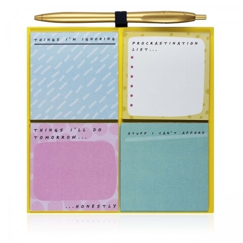 Set pix și 4 post-it-uri cu suport magnetic npw