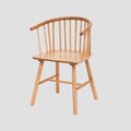 Scaun Ponto, Homla, 54x45x77 cm, lemn de cauciuc, natur