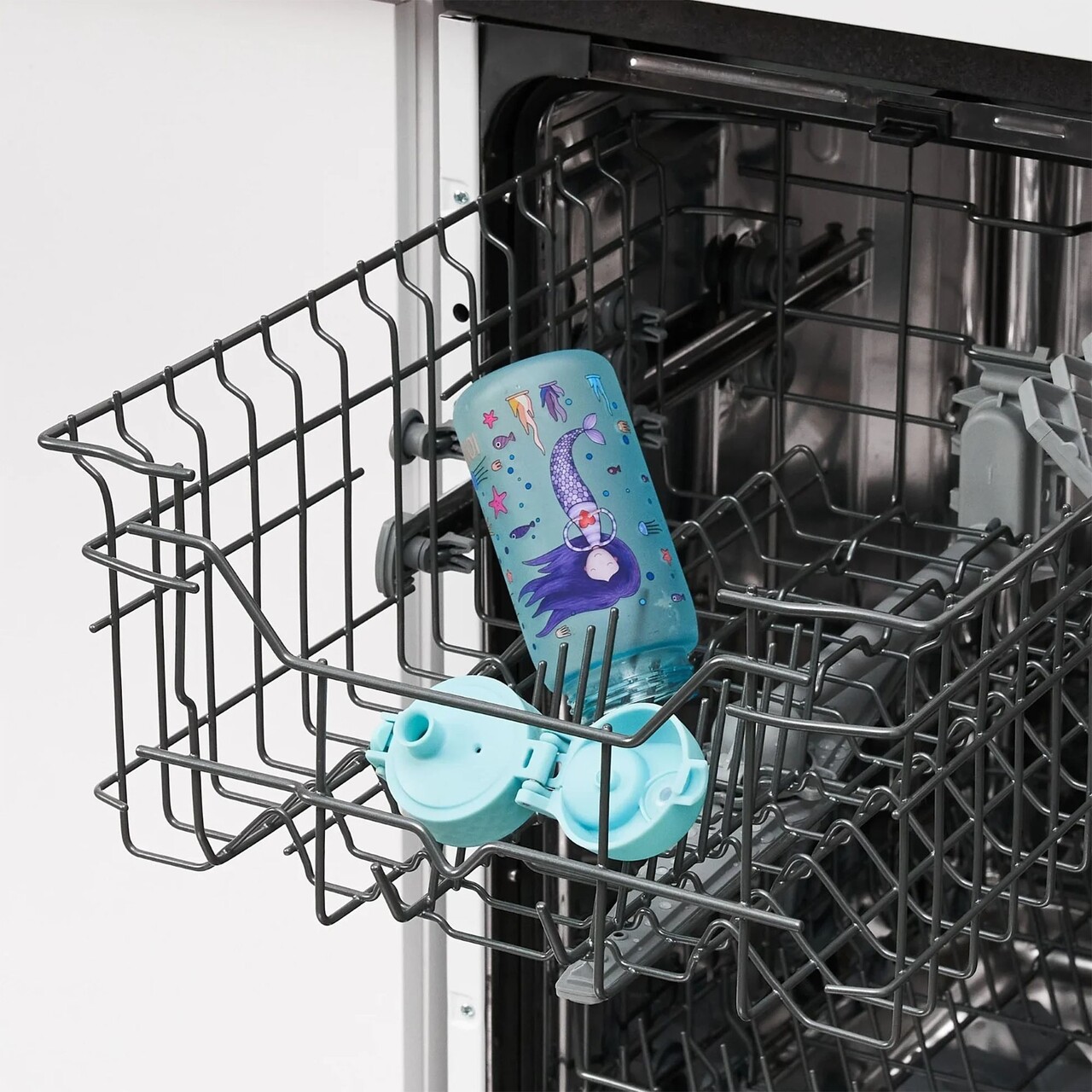 Sticla apa pentru copii, recyclon, 350ml, Mermaids - Ion8 - view 7