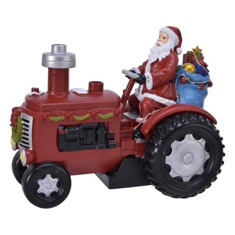 Decoratiune luminoasa tractor, lumineo, 7 led-uri, 19x15 cm, multicolor