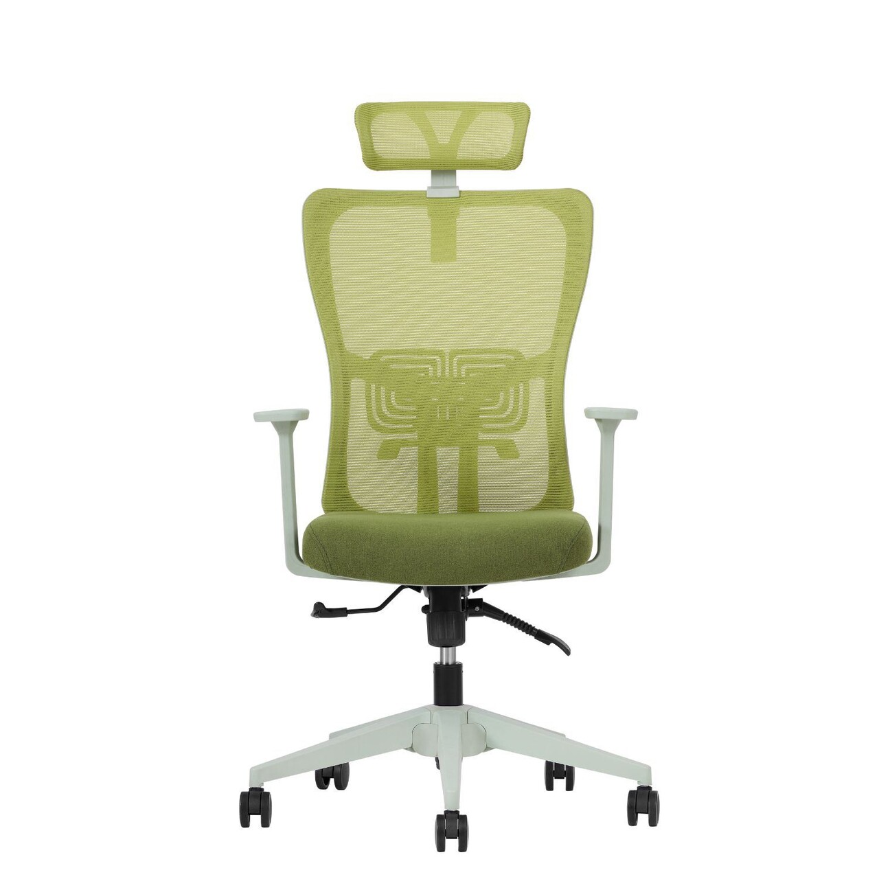 Set scaune de birou (2 piese), Hanah Home, Lumbar 126, Plastic, Verde - view 3