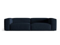 Canapea 5 locuri, Nuria-88, Micadoni Home, 290x110x72 cm, catifea, albastru inchis