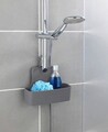 Suport depozitare accesorii dus, Wenko, Barcelona, 26 x 9 x 24 cm, plastic, antracit