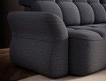 Coltar extensibil dreapta 3 locuri ELTAP, Beneth, 301x185x115 cm, lemn/poliester, albastru