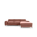 Coltar extensibil dreapta 3 locuri ELTAP, RT-24NU, Grayson, 278x205x92 cm, lemn/poliester, roz