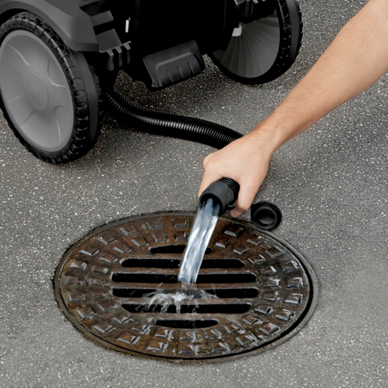 Aspirator umed-uscat profesional NT 65/2 Tact² Tc, Karcher, gri — imaginea 6