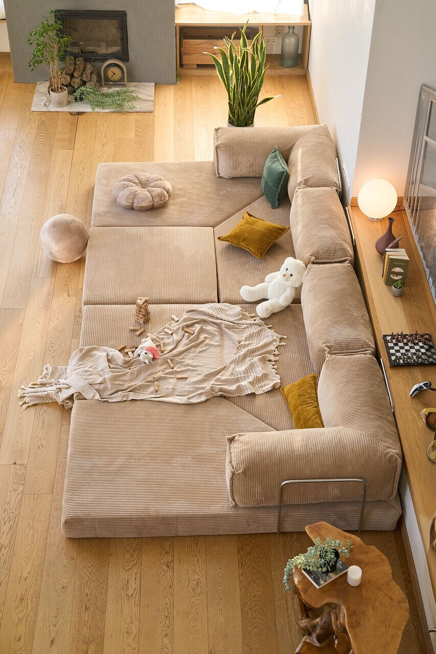 Coltar, Atelier del Sofa, 118FVL1404, Tesatura plus reiata, Bej - view 5